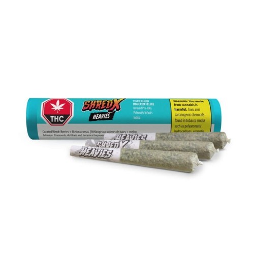 Tiger Blood Heavies 3 x 0.5g Infused Pre-Rolls