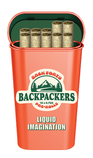 Backpackers Liquid Imagination 10 x 0.75g Pre-Rolls