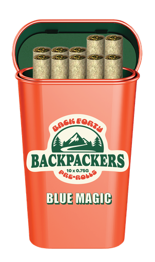 Backpackers Blue Magic 10 x 0.75g Pre-Rolls