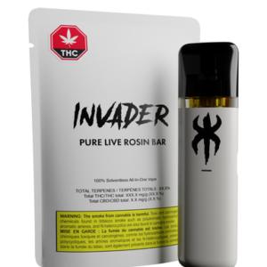 INVADER Pure Live Rosin Bar 0.5g Disposable Vape