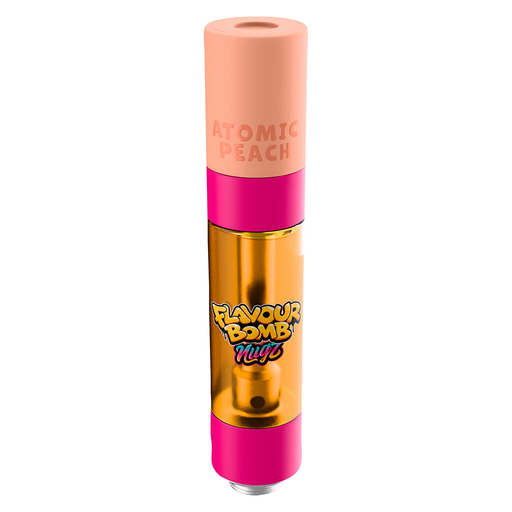Nugz Flavour Bomb Atomic Peach Liquid Diamond 0.95g Prefilled Vape Cartridge