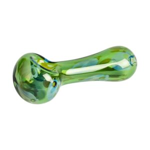 4.25" Skulls Hand Pipe Green