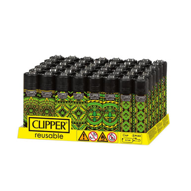 Clipper Azteca Leaves Lighters